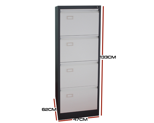 Ofix Steel Vertical Filing 4 Drawer Cabinet