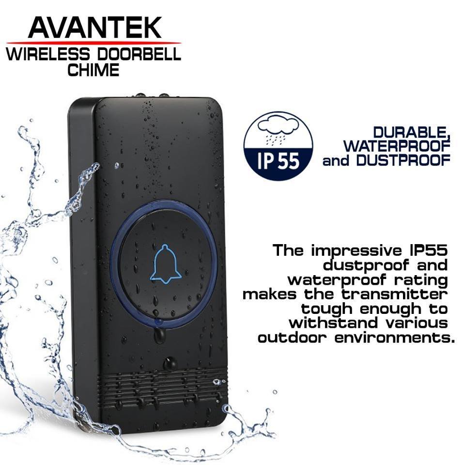 Avantek Wireless Doorbell Chime Kit