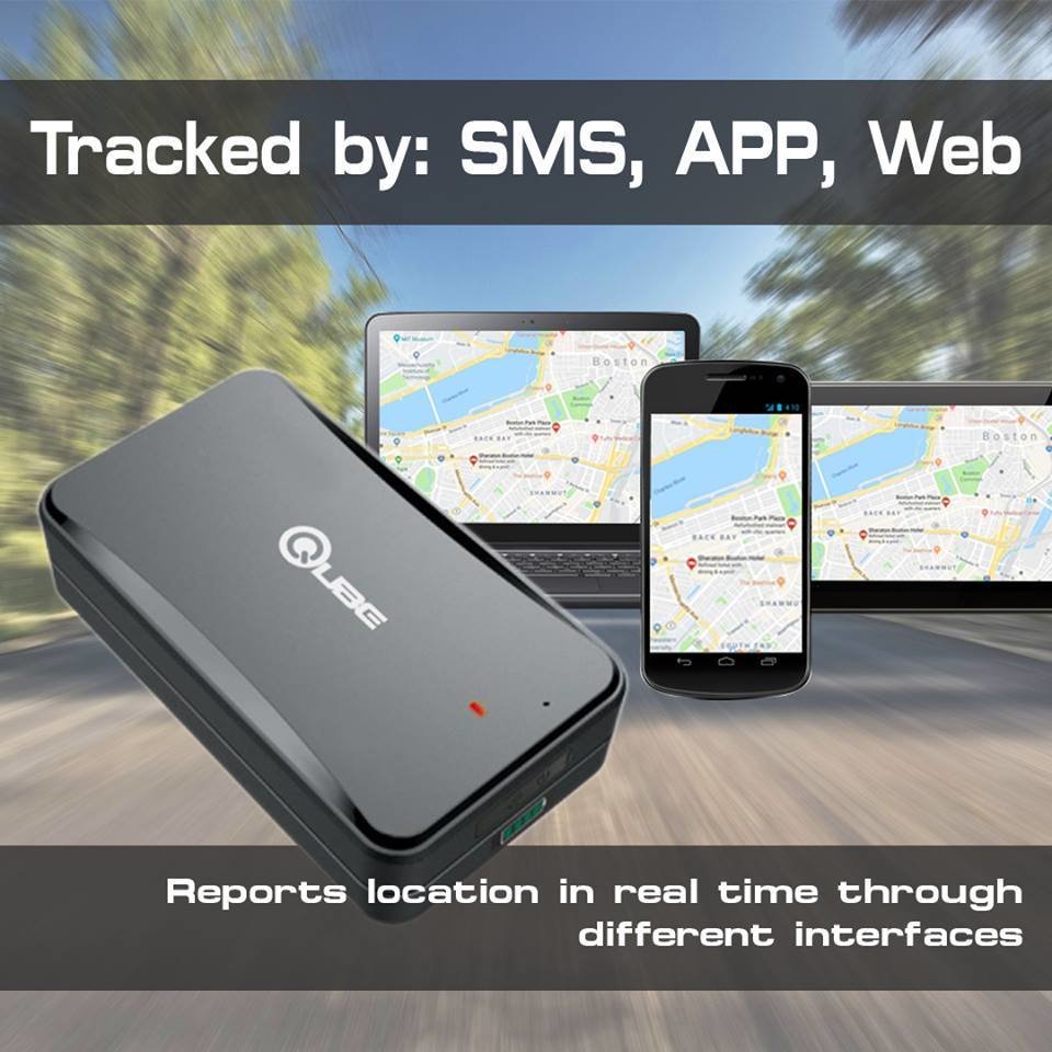 QUBE 10,000 mAh Asset & Vehicle GPS Tracker No Installation Required