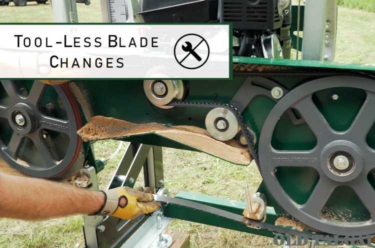 RapidChange blade system