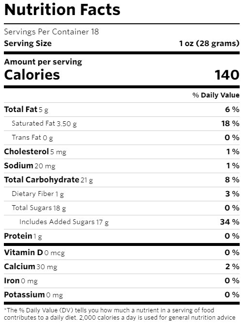 M&M'S Milk Chocolate Candy Family Size In Resealable Bulk Candy Bag - 18 Oz Nutrition Facts.jpg