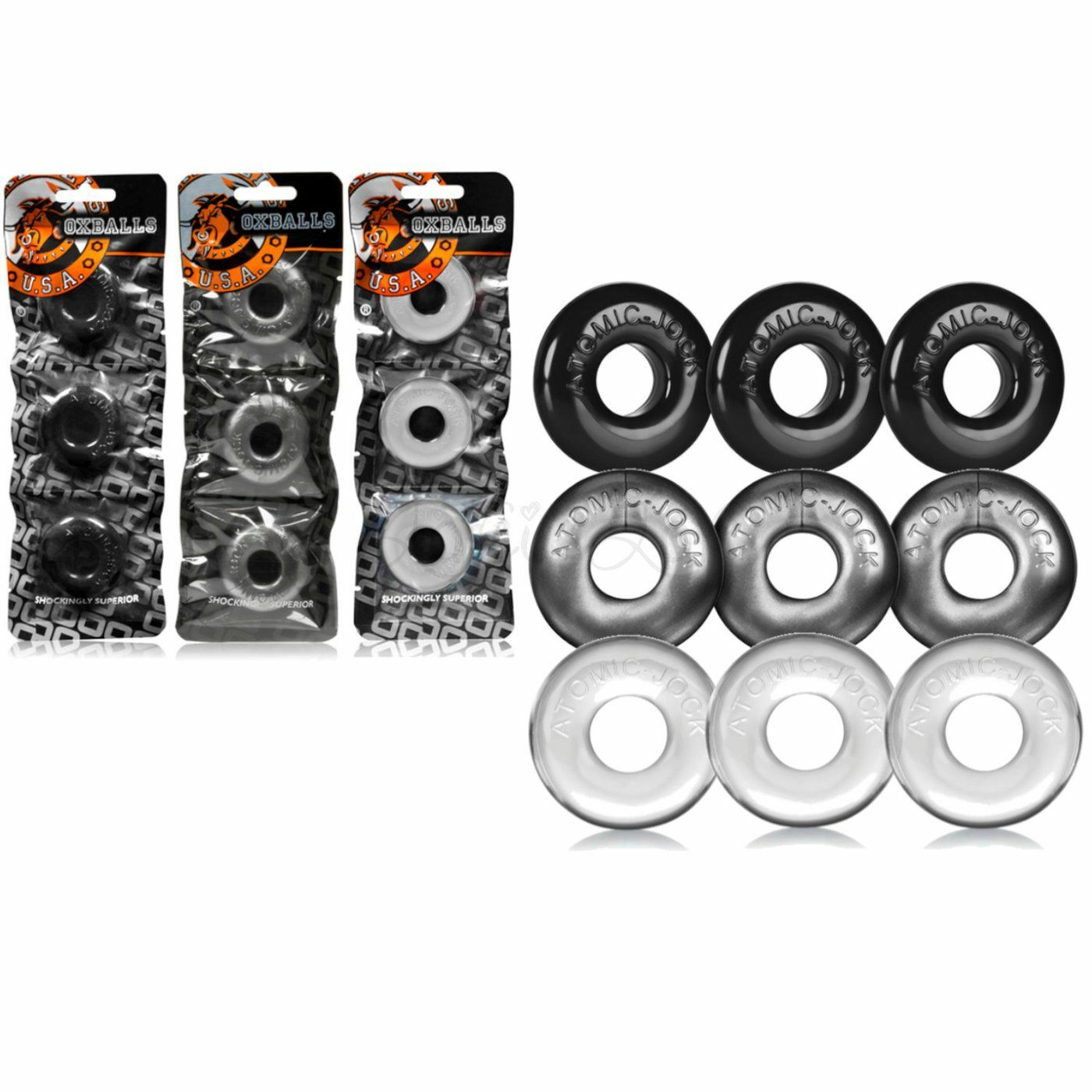 Oxballs Ringer 3 Pack Penis Ring | moodTime