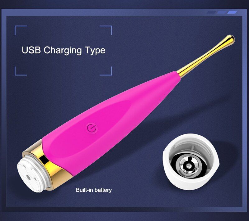 Rechargeable High Frequency 2 Silicone Heads Vibrator