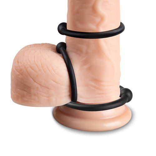 Stay Hard Beaded Cock Ring Erection Enhancer Set | moodTime1