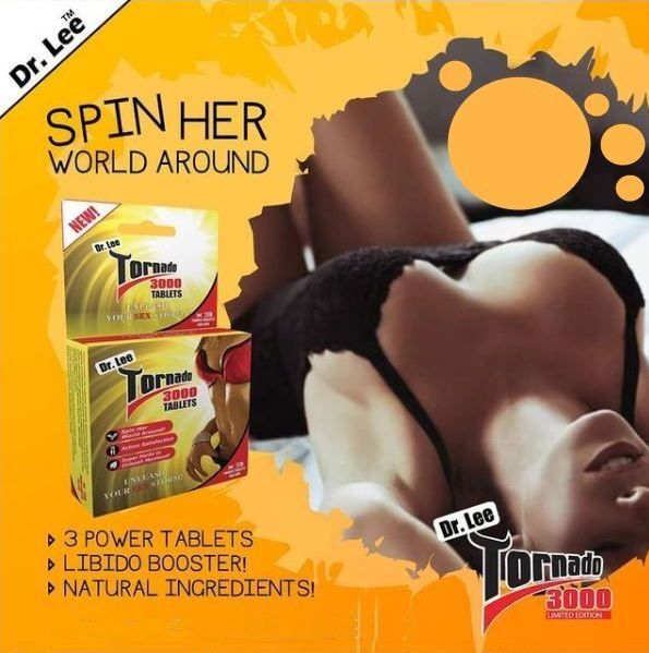 Tornado 3000 Unleash Your Sex Storm (3 tablets) | moodTime