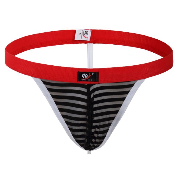 WJ Transparent Black Thong | moodTime
