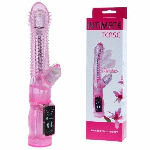 Thorny Dual Vibrators Clit and Vagina G Spot Vibrator