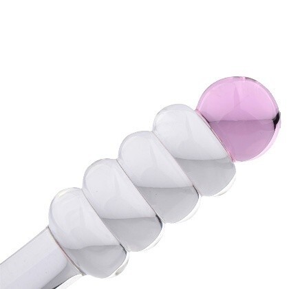 Borosilicate Crystal Double Sided Glass Beaded Massager | moodTime