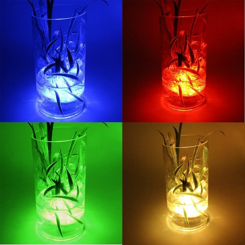 10 LED Colorful Submersible Light With Remote Control | moodTime