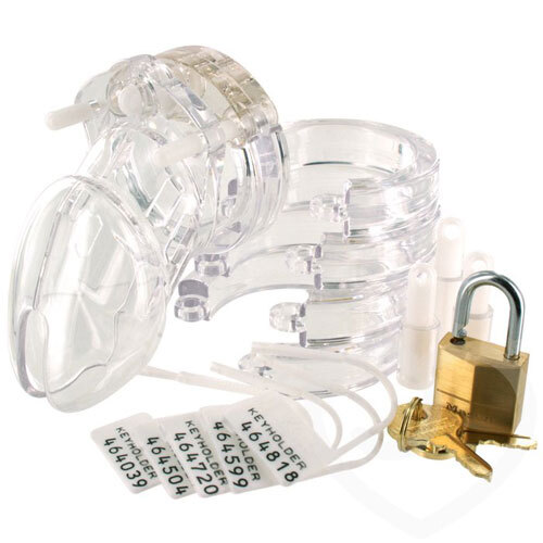 Long Penis Chastity Device With 5 Size Penis Ring | moodTime
