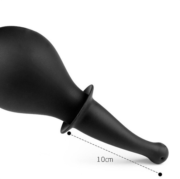 Deluxe Curved Silicone Rounded Anal Douche