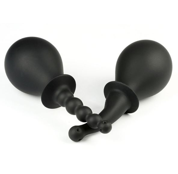 Deluxe Curved Silicone Rounded Anal Douche