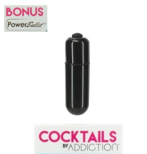 Swan Addiction Cocktail Dildo With Bonus Bullet Vibrator