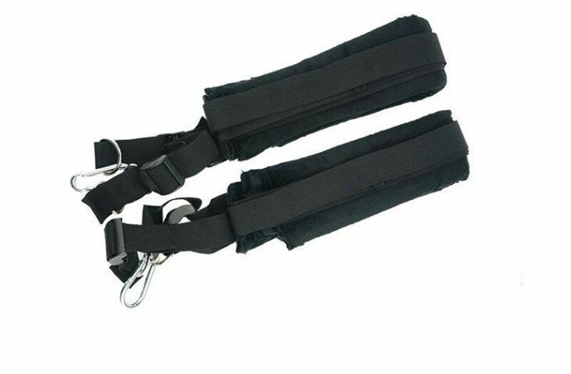 Door Swing Strap Alternative Adult Sex Play Product for Couples - Black