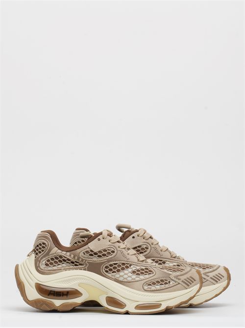 Sneaker DRAGON Runner in Camoscio Eggnug/Fandango - ASH ASH | F25-DRAGON08