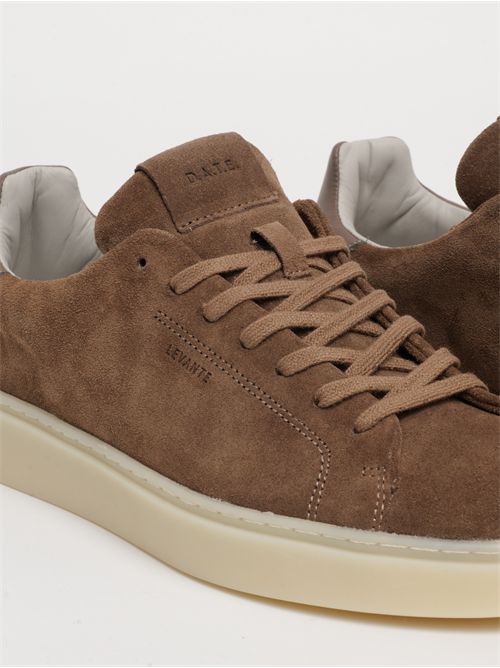 LEVANTE SUEDE TAUPE- Sneakers bassa in suede colore tortora D.A.T.E. | M431-LV-SDTA