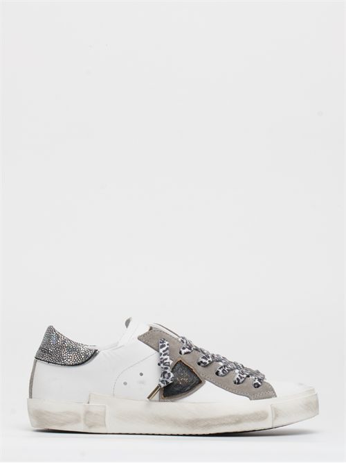 Sneakers Prsx Donna, Bianco Grigio Nero PHILIPPE MODEL | PRLDVML2
