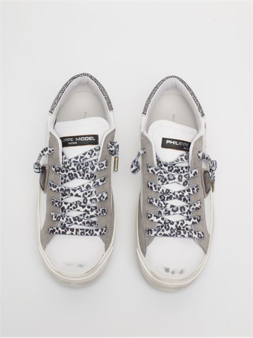 Sneakers Prsx Donna, Bianco Grigio Nero PHILIPPE MODEL | PRLDVML2