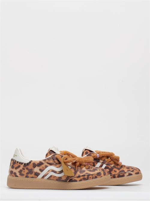 Sneaker Rétro in Cavallino Leopardato PRIMABASE | 50563039