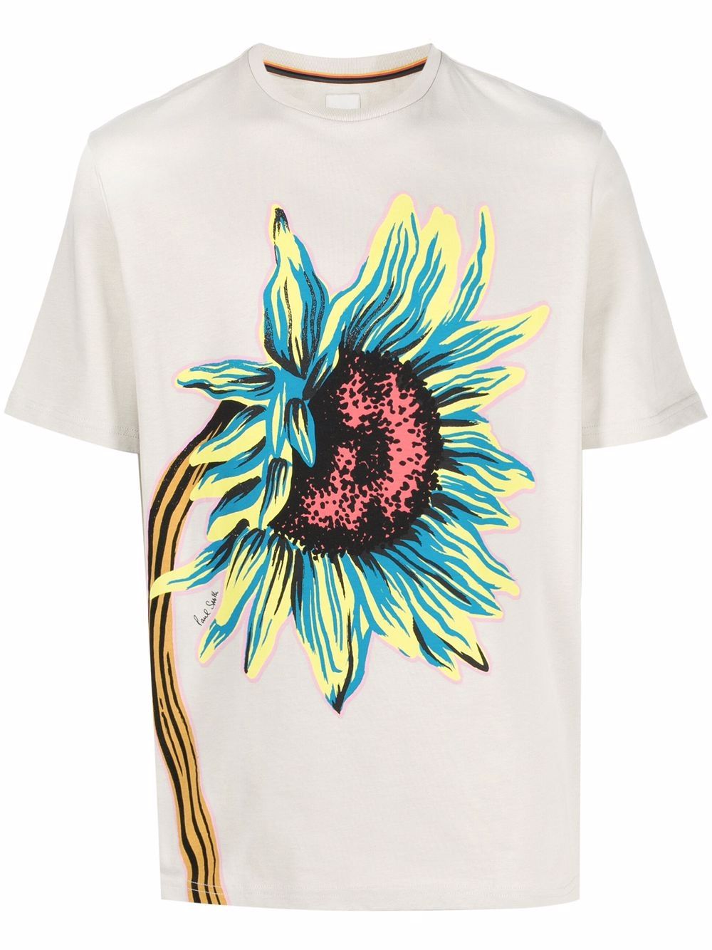 T-shirt in cotone con stampa girasole | OVS