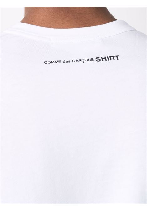 cream comme des garcon shirt