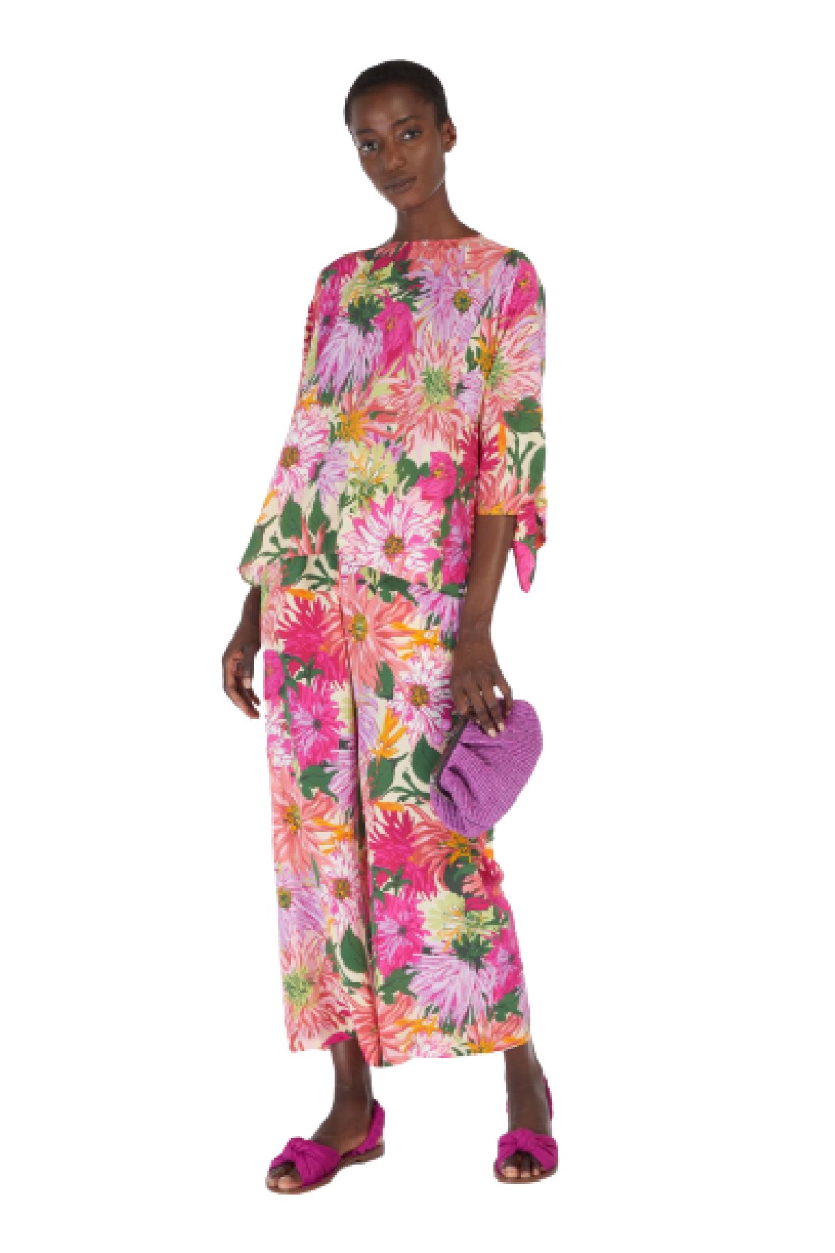 pantalone karman in crepe de chine di seta - MAX MARA WEEKEND - Face up  Boutique