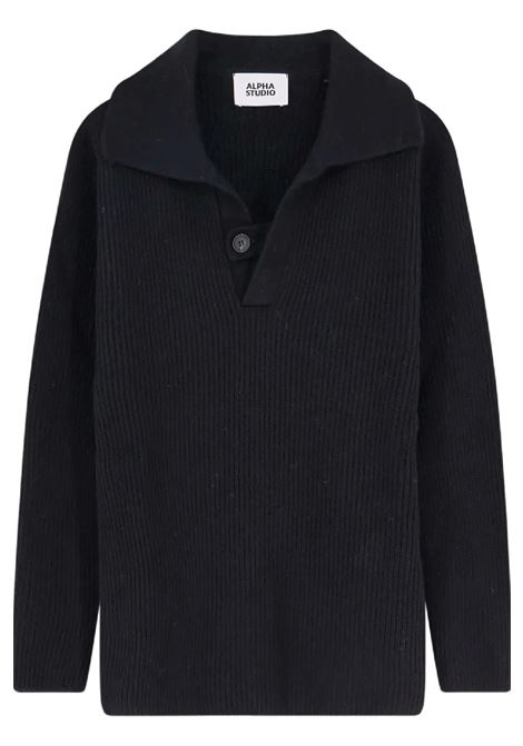 ribbed polo shirt ALPHA STUDIO | 3051B1002