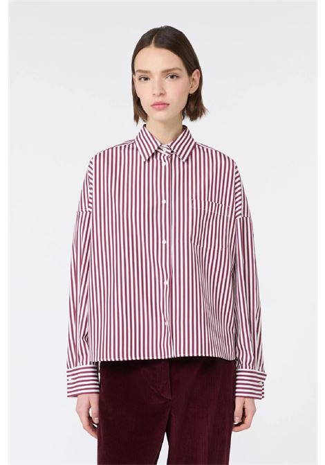 Camicia a righe in popeline MAX MARA WEEKEND | 2625116052600005