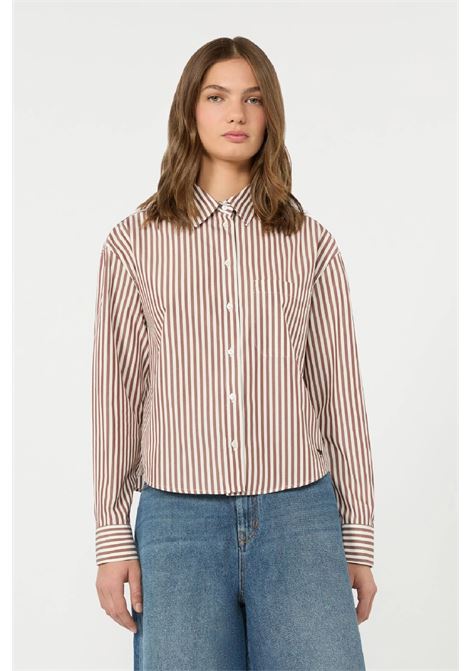 Camicia in popeline rigato MAX MARA WEEKEND | 262511616101600004