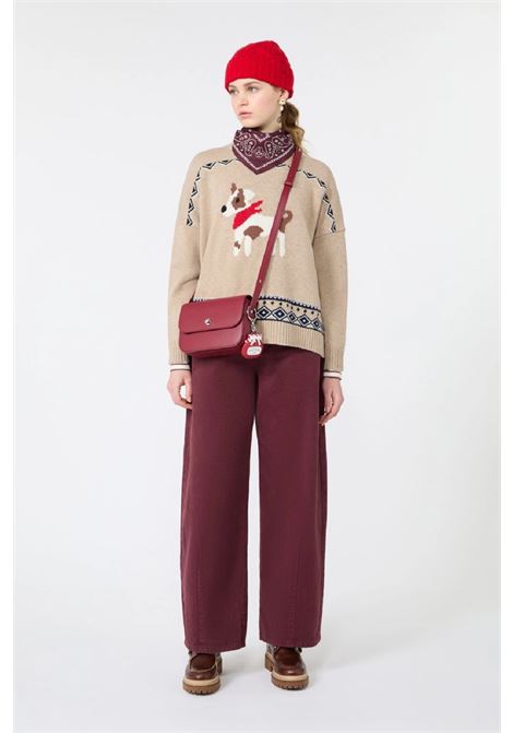 Maglia ampia in lana jacquard MAX MARA WEEKEND | 2625366232600008