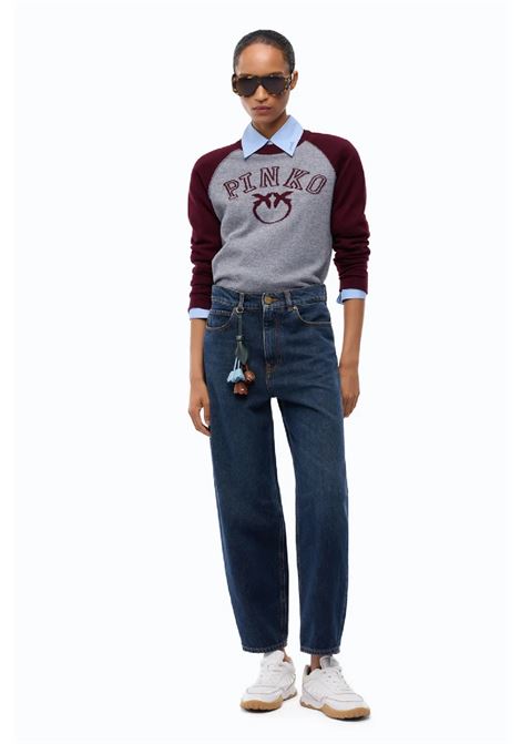 Estelle Balloon Fit Jeans PINKO | 103857A3HEPJC