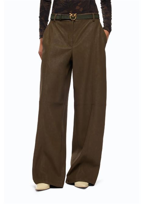Pantaloni effetto nabuk PINKO | 107710A3MDX51