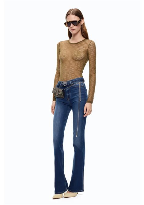 Maglia in pizzo stretch PINKO | 107737A3MKX24