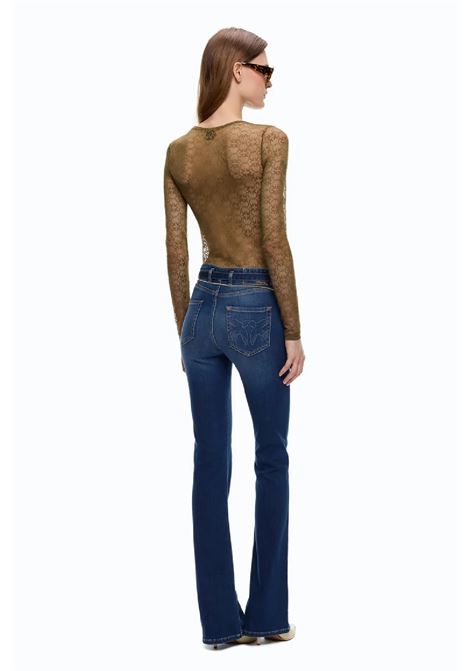 Maglia in pizzo stretch PINKO | 107737A3MKX24