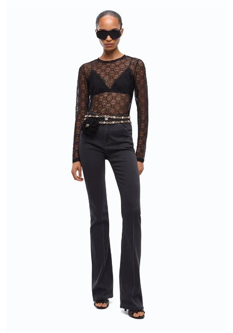 Maglia in pizzo stretch PINKO | 107737A3MKZ99