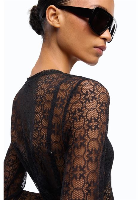 Maglia in pizzo stretch PINKO | 107737A3MKZ99