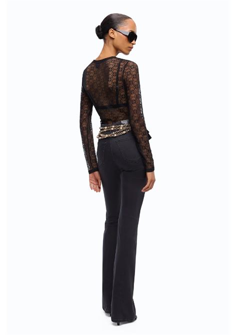Maglia in pizzo stretch PINKO | 107737A3MKZ99