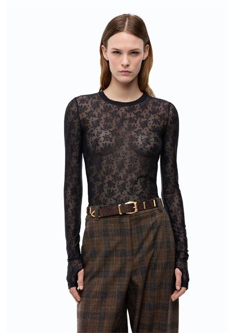 Maglia in pizzo stretch PINKO | 107805A3OJZ99