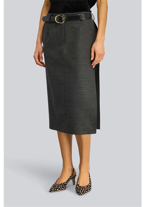 Gonna midi in flanella Semicouture | S6WI18Y51