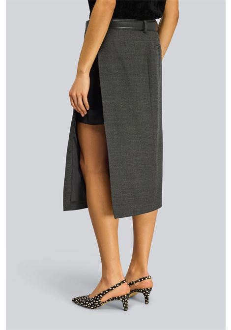 Gonna midi in flanella Semicouture | S6WI18Y51