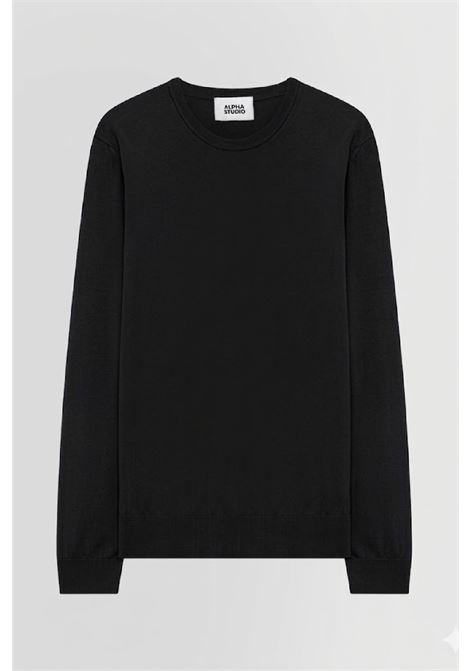 Maglia girocollo in crepe ALPHA STUDIO | 50421002