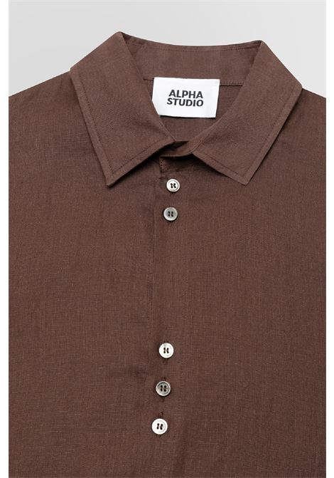 Camicia in lino ALPHA STUDIO | 5370L1009