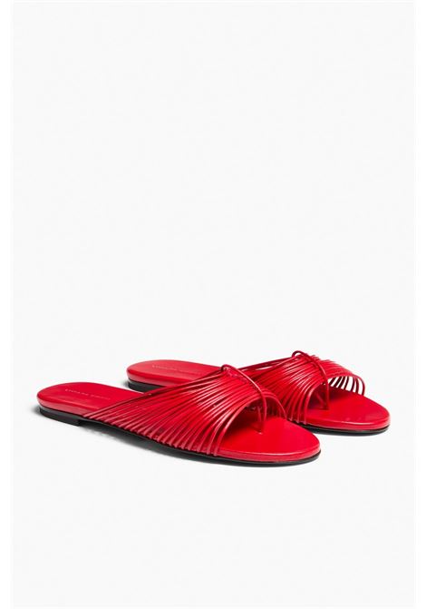 Eleonora sandals in red leather Liviana Conti | A6SC68G41