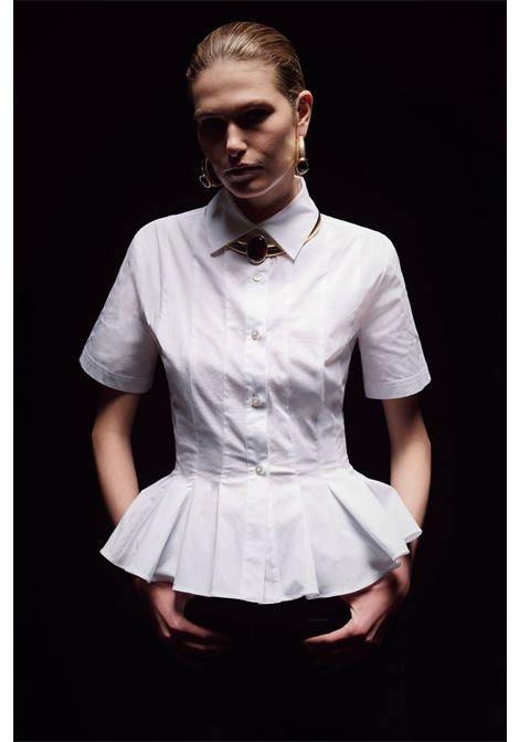 Liviana Conti Half Sleeve Cotton Shirt Liviana Conti | F6SK09A01