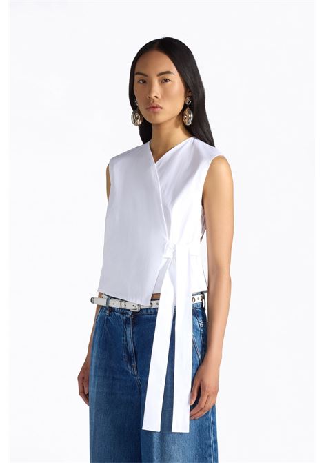 gilet in popeline timothy Liviana Conti | F6SK55A01