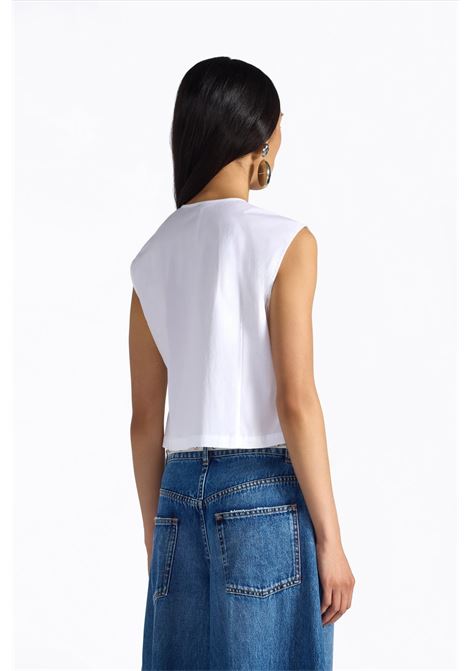 gilet in popeline timothy Liviana Conti | F6SK55A01