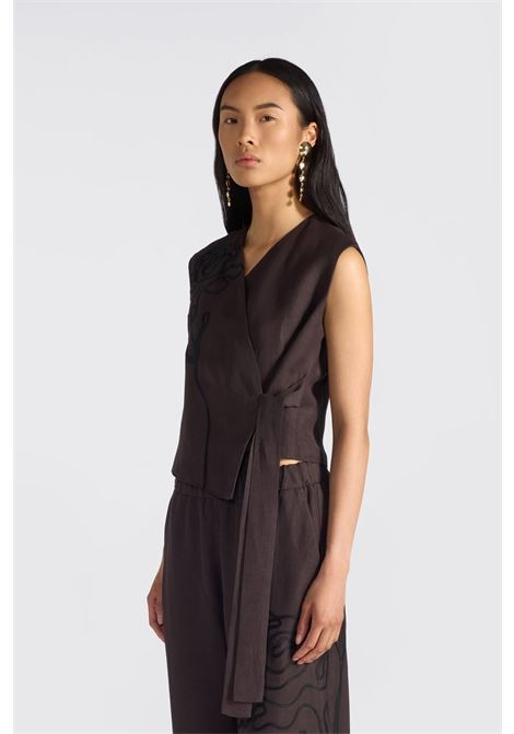 gilet ricamato Timothy Liviana Conti | F6SL90W18