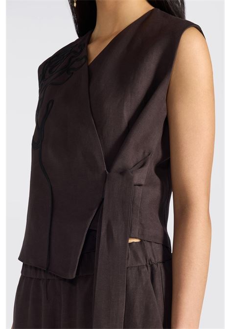 gilet ricamato Timothy Liviana Conti | F6SL90W18