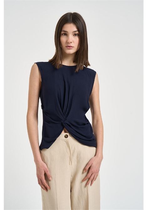 Blusa con drappeggio Aglaia Liviana Conti | F6ST55N08