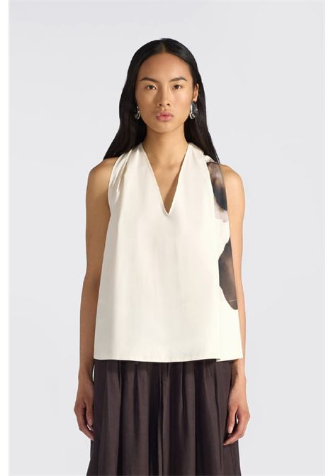 blusa dakota in cotone stretch Liviana Conti | F6SU57W FLW